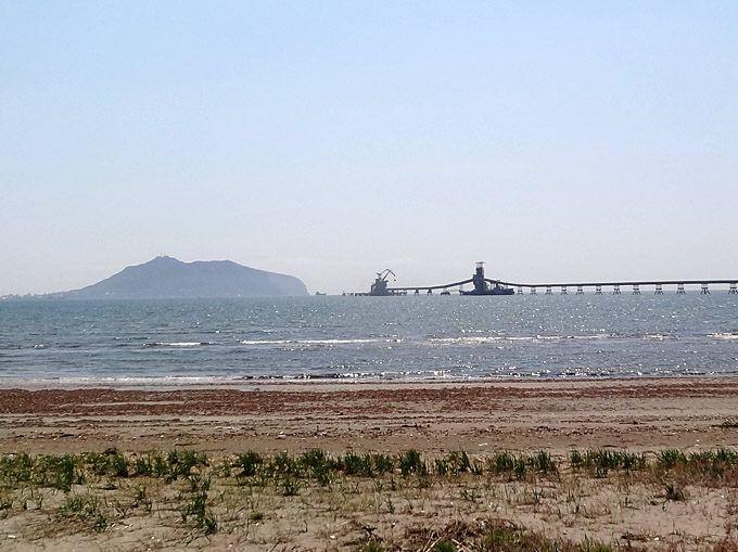 函館山と海上桟橋