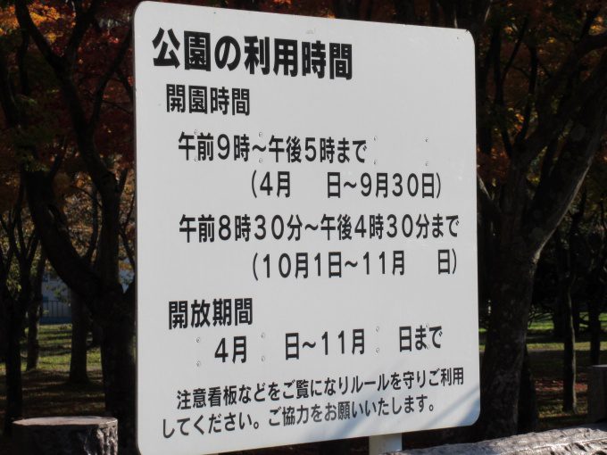 【紅葉情報】笹流ダム(赤川水源地)の前庭広場は、ほぼ見頃かも?